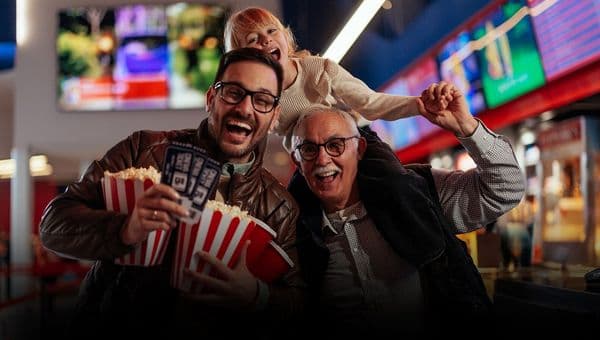 Save up to 40% on Cinema Vouchers for Fathers Day