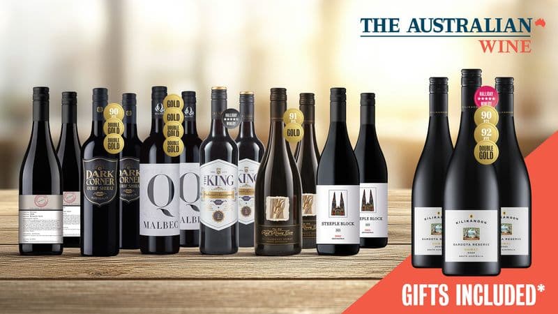 Enjoy 12 fantastic Aussie reds for $135 and receive 3 complimentary Shiraz worth $75 - Image