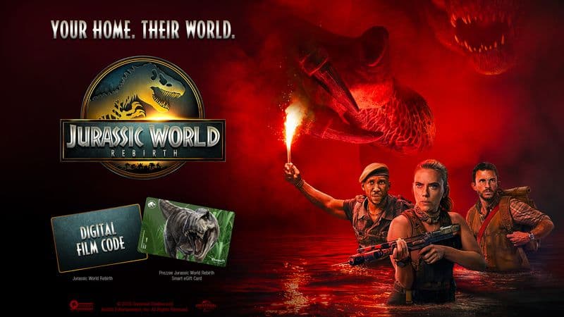 Win a Jurassic World Rebirth Digital Movie Night Pack - Image